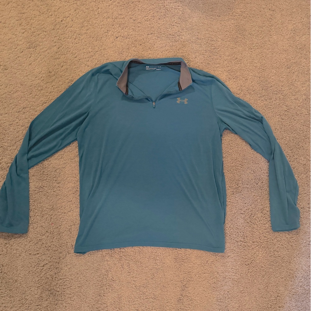 Long sleeve Under Armour running/workout shirt